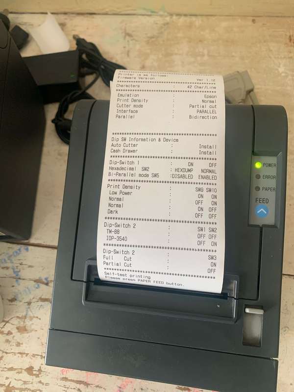 Sewoo WTP-100 Thermal Point of Sale Receipt Printer Parallel