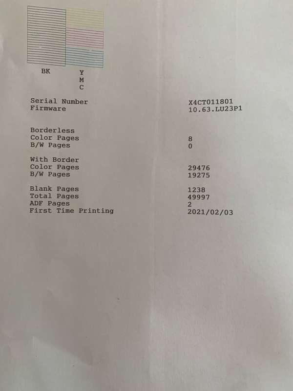 Epson Ecotank ITS L6190 4-in-1 Wi-Fi Printer ,good condition,please read!!!!