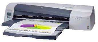 HP DESIGNJET 100PLUS PLOTTER , WITH NEW PRINTHEAD, AND 75% INK