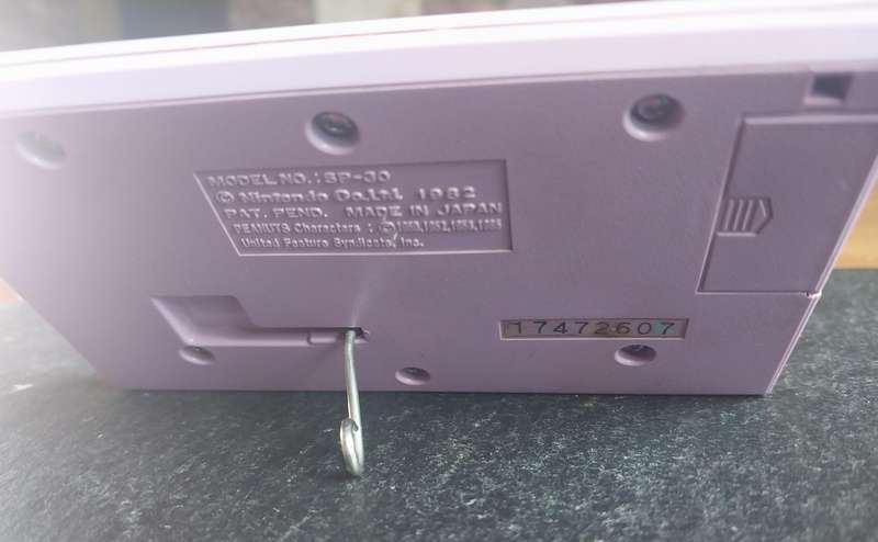 Vintage Game & Watch - Snoopy Tennis - Hand Held Game