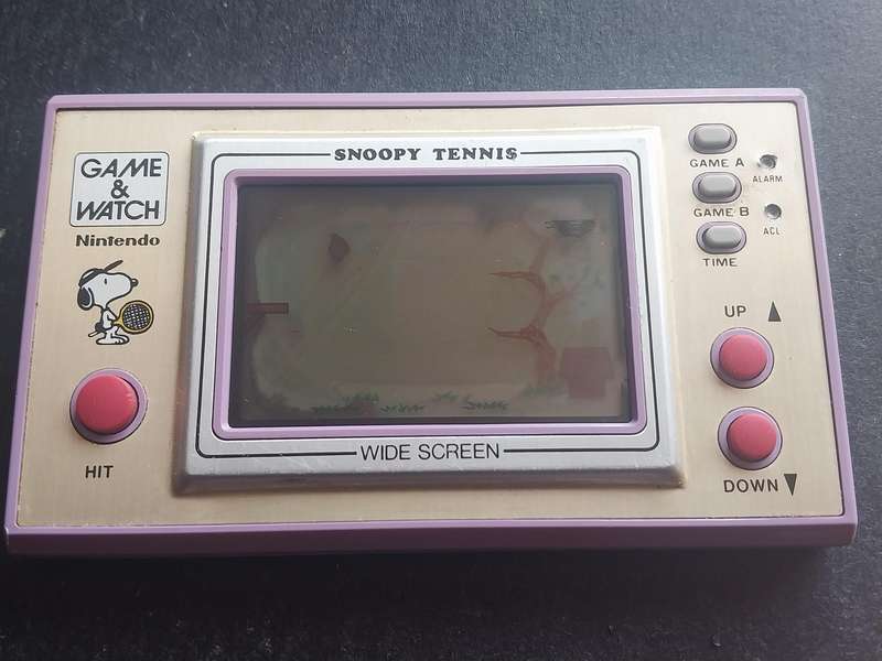 Vintage Game & Watch - Snoopy Tennis - Hand Held Game