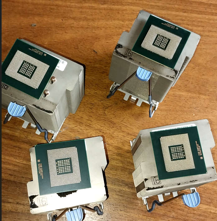 X4 SERVER RAM MODULES & X4 XEON CPU'S