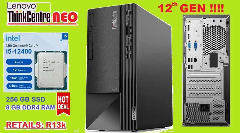 12th Gen Core i5 Lenovo ThinkCentre Neo 50T G3
