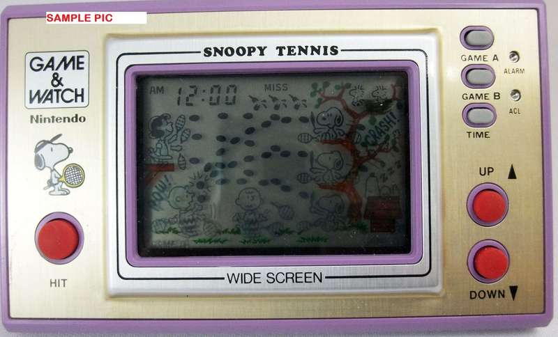 Vintage Game & Watch - Snoopy Tennis - Hand Held Game