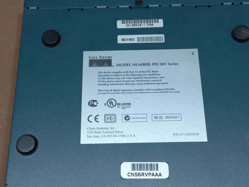 Cisco Pix 501 Firewall