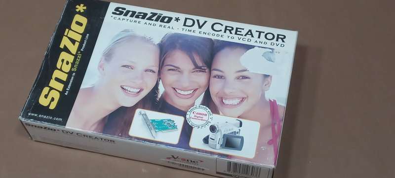 Snazio DV Creator Firewire card and software