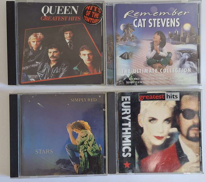 Bruce Springsteen, Roxette, Toto, Shakatak, Bread, Beatles ( 16 cd's )