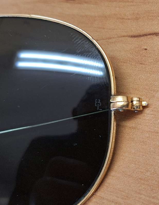 Vintage Ray Ban Aviators Bausch and Lomb B&L Medium 58 with sweatband and Cable temples