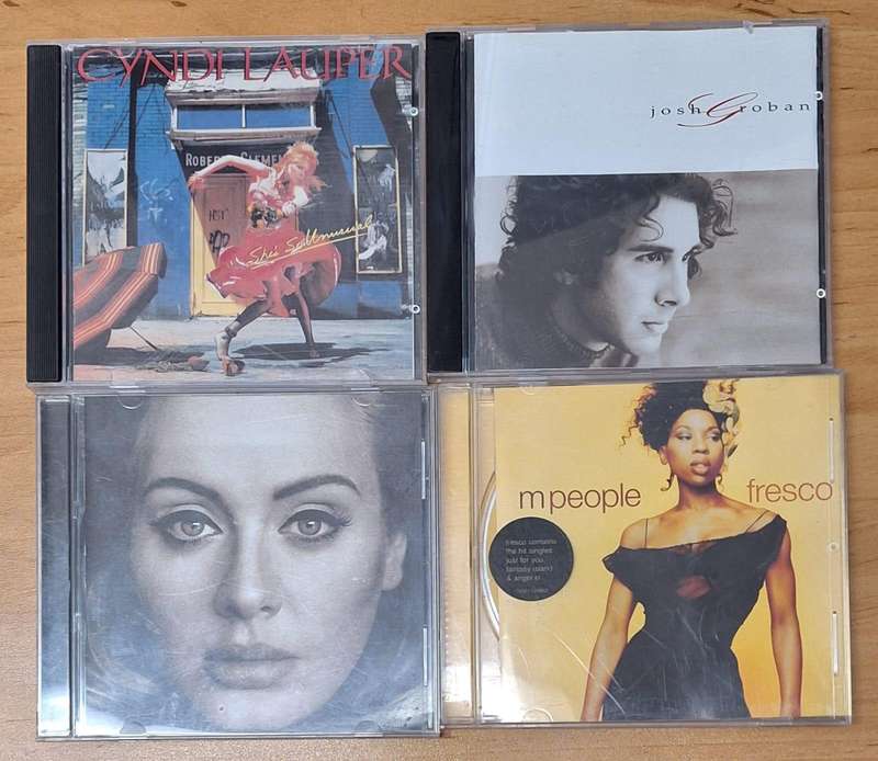 Josh Groban, Roxette, M People, Adelle Chris Rea Cindy Lauper Duran Duran Various collection of CD's
