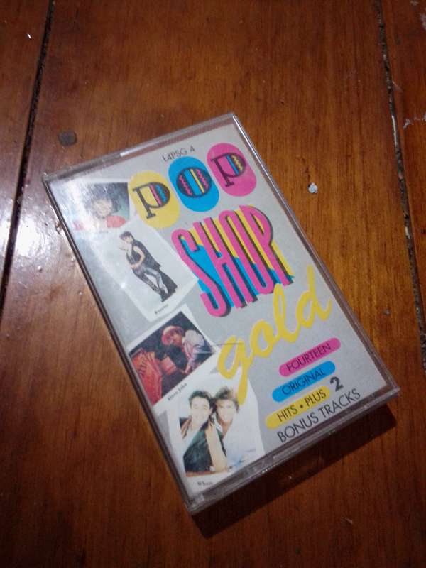 Retro Pop Shop Gold Cassette