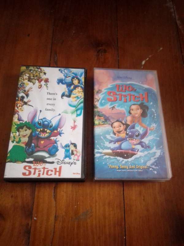 2 x Lilo & Stitch VHS Cassettes
