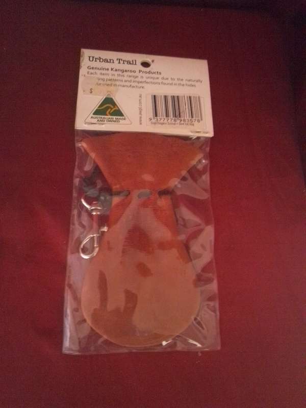 Urban Trail Genuine Kangaroo Scrotum Keychain