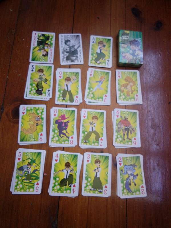 Full Set Ben 10 Alien Force Playing Cards