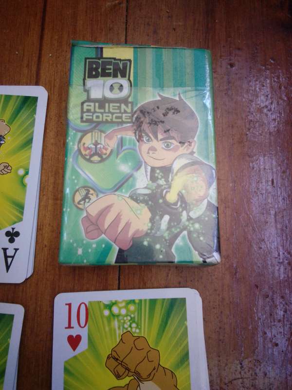 Full Set Ben 10 Alien Force Playing Cards