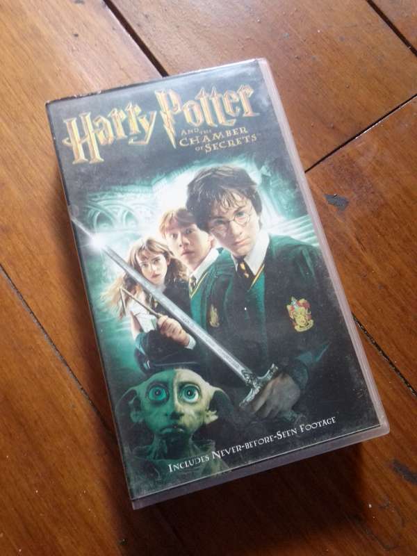 Harry Potter & the chamber of secrets VHS