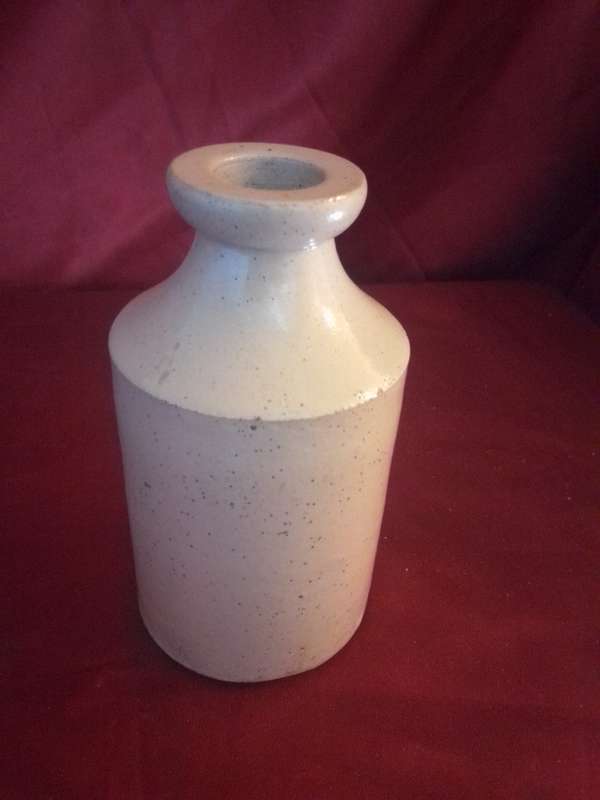 Old Stoneware Ink Bottle