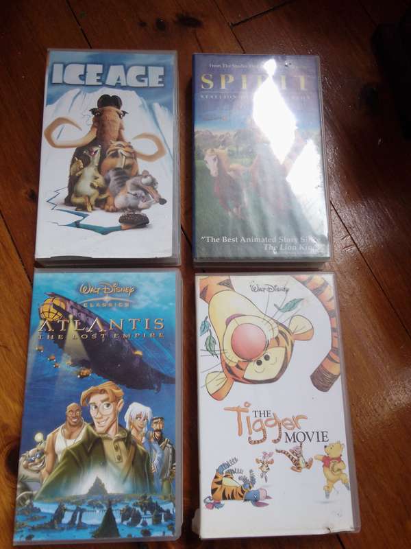 4 x Classic Children's Animated VHS