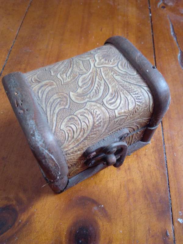 Old Wooden Ring Box