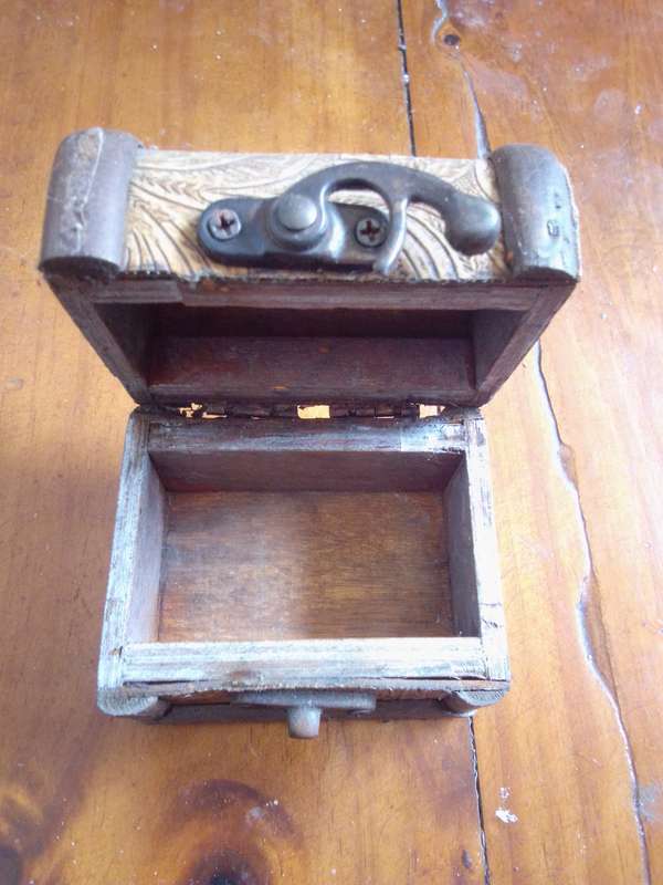 Old Wooden Ring Box