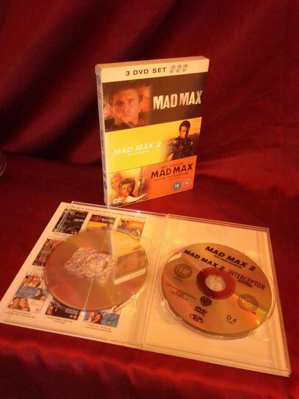 2005 Warner Bros Mad Max 3 in 1 DVD Boxset