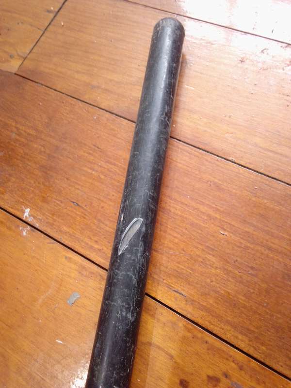 Solid Hard Plastic Well Used Retro Police Batton