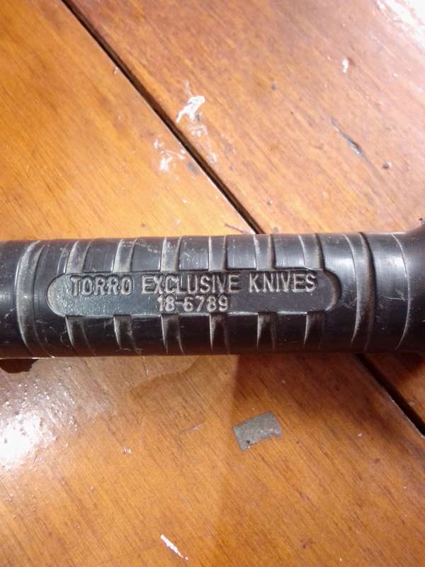 Solid Hard Plastic Well Used Retro Police Batton