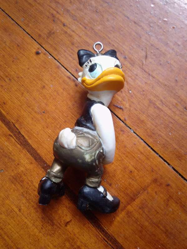1988 Disney Branded Daphne Duck Keyring