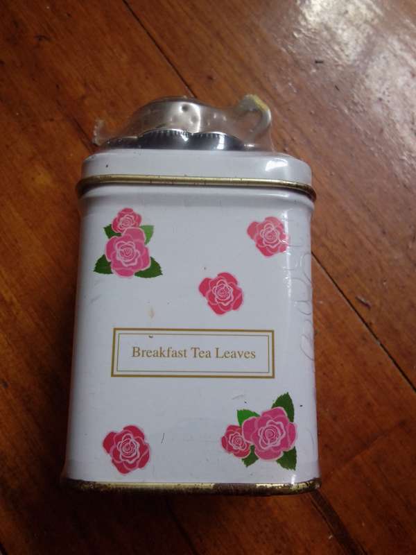 Tea Tin with Kettle Shaped Infuser - Sealed
