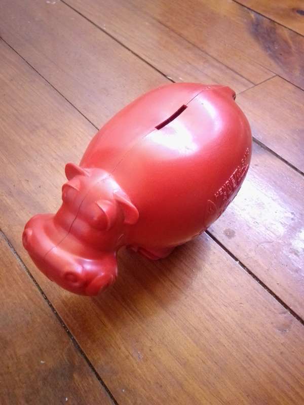 Retro Henrietta Hippo Allied Bank Money Box