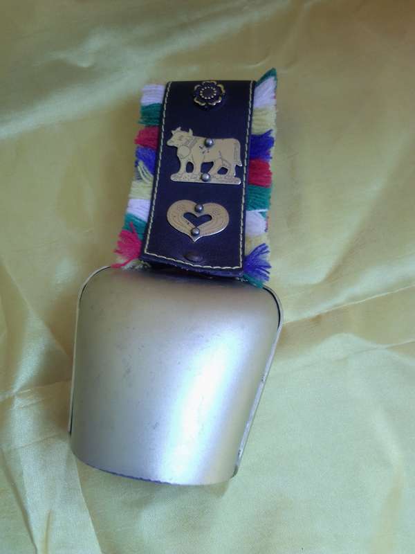 Large Austrian Cowbell with Striker