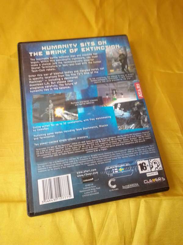 2003 TERMINATOR 3 WAR OF THE MACHINES PC