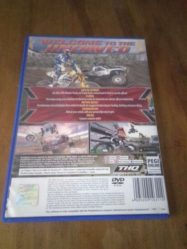 MX Vs ATV UNTAMED PLAYSTATION 2