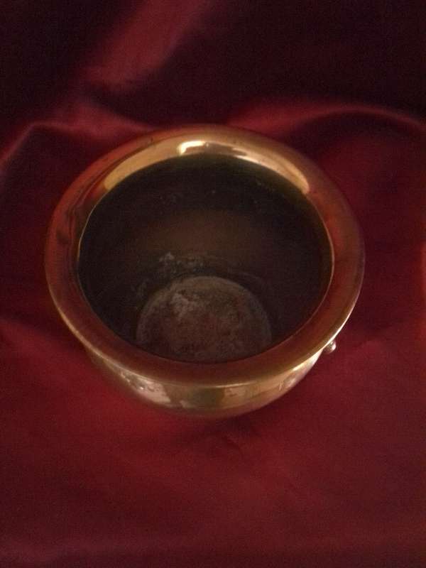 Vintage Brass Planter
