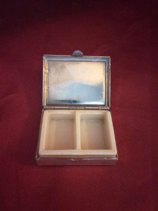 Vintage Metal Pill Box