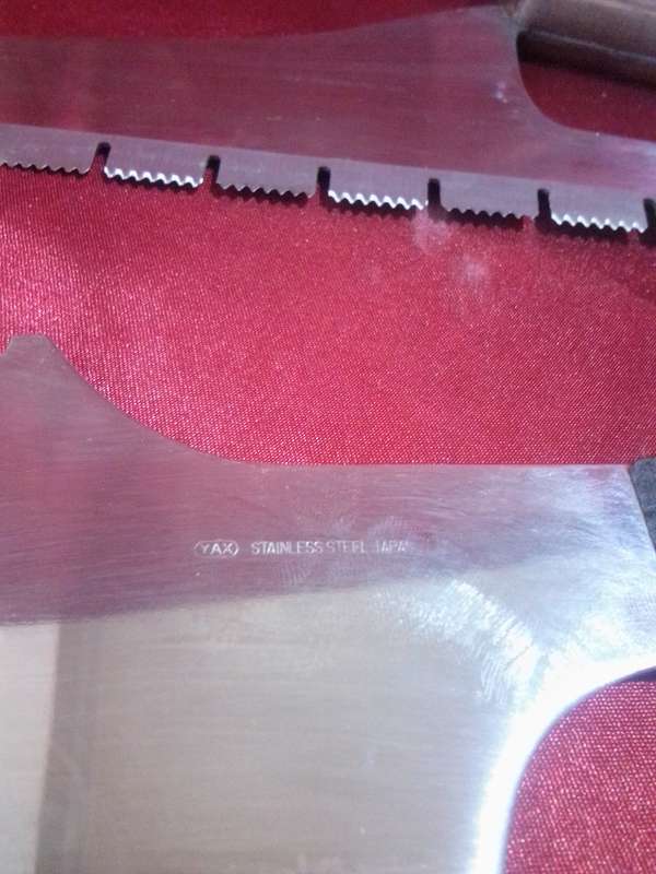 Vintage 1970's Yax Japan Stainless Steel Meat Cutter & Cleaver (Mint Condition)