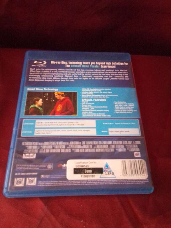 JUNO Blu-ray Disc