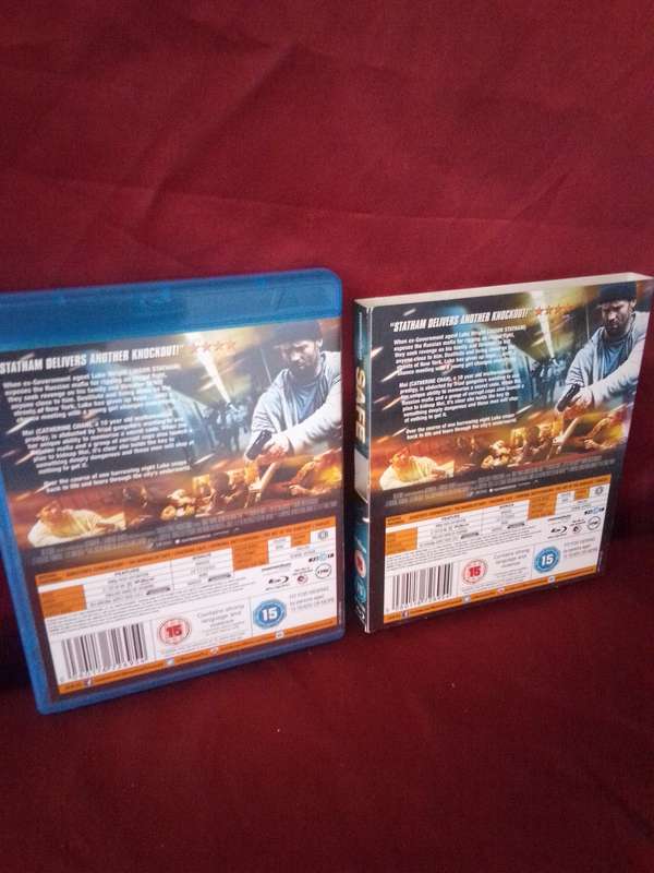Jason Statham SAFE Blu-ray Disc