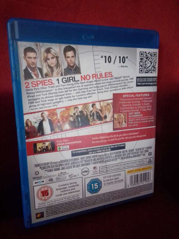 This Means War Blu-ray Disc