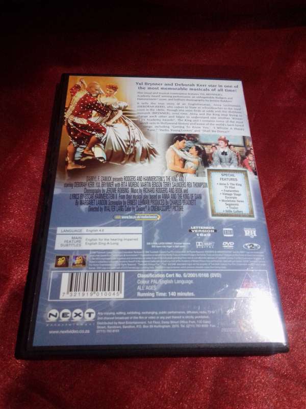 The King and I DVD - Original 1956 release