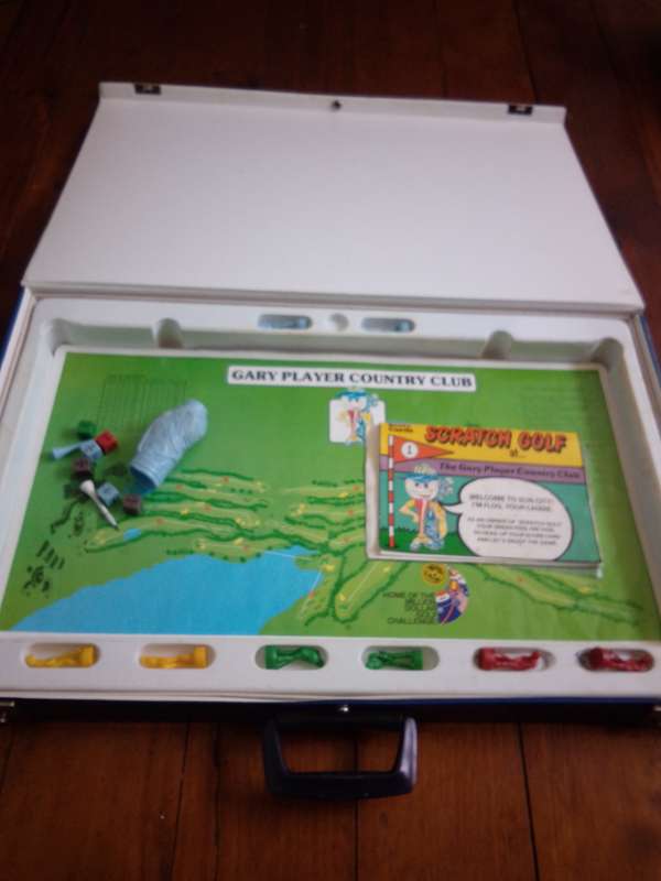 1985 Cased Scratch Golf Gary Player Sun City Board Game