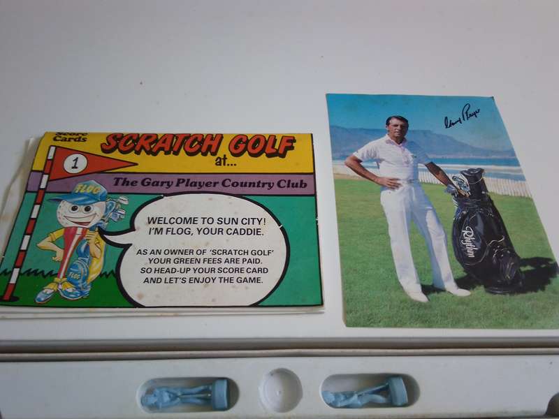 1985 Cased Scratch Golf Gary Player Sun City Board Game