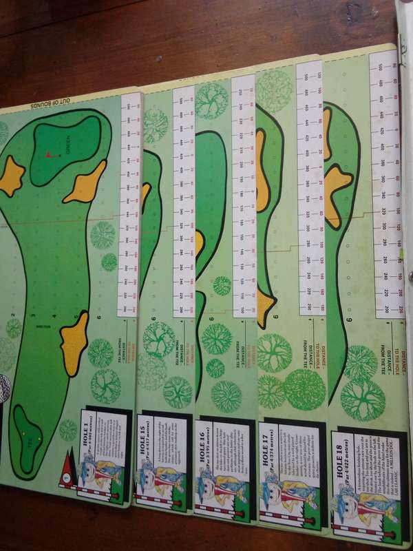 1985 Cased Scratch Golf Gary Player Sun City Board Game