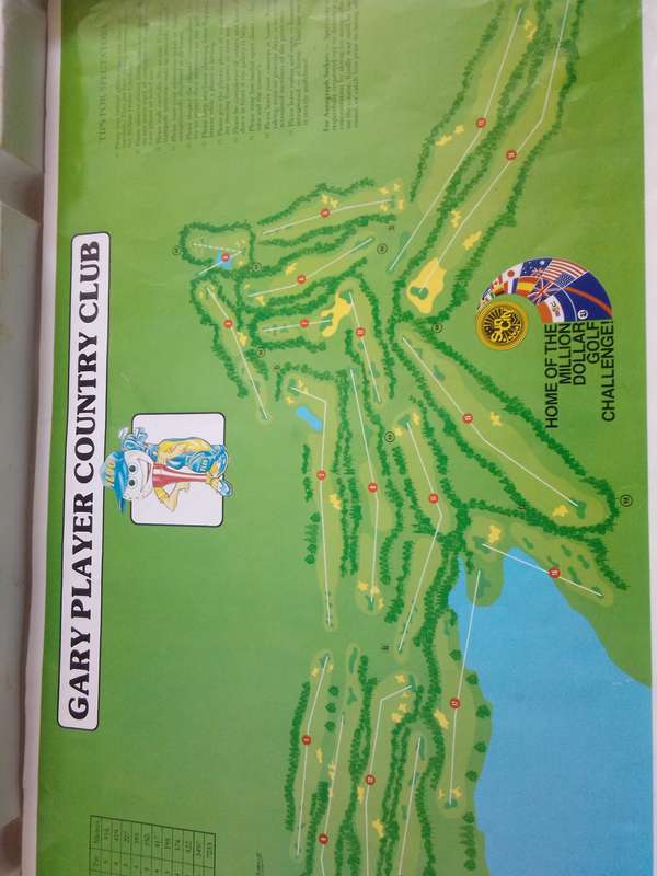 1985 Cased Scratch Golf Gary Player Sun City Board Game