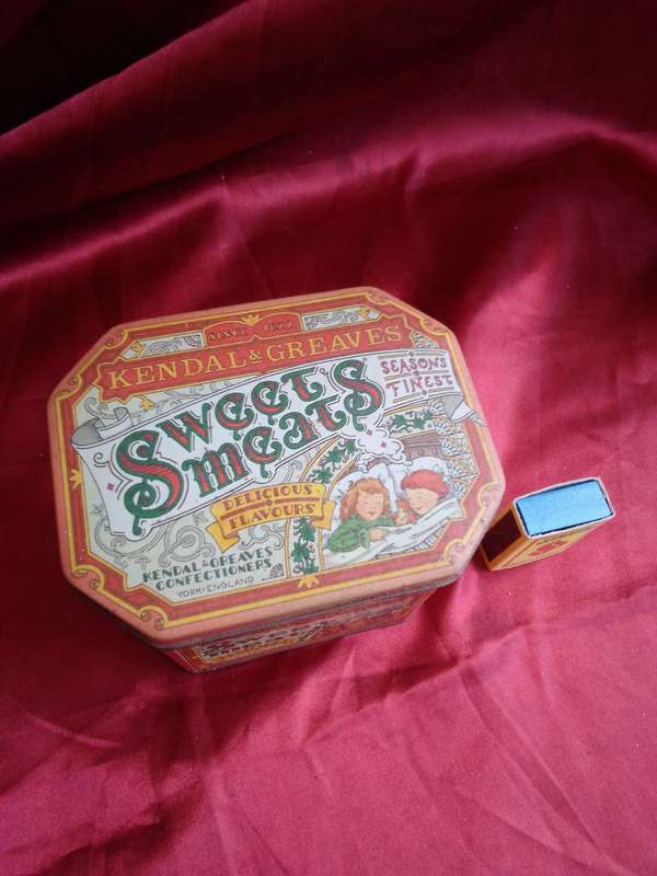 Vintage Kendal & Greaves Confectionery Tin