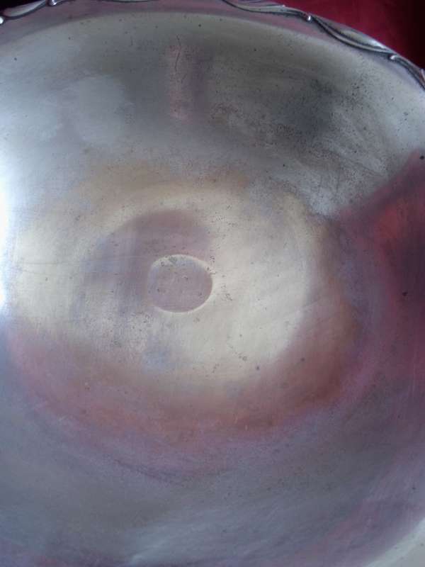 Large Ikora Germany Silverplate Fruit Dish