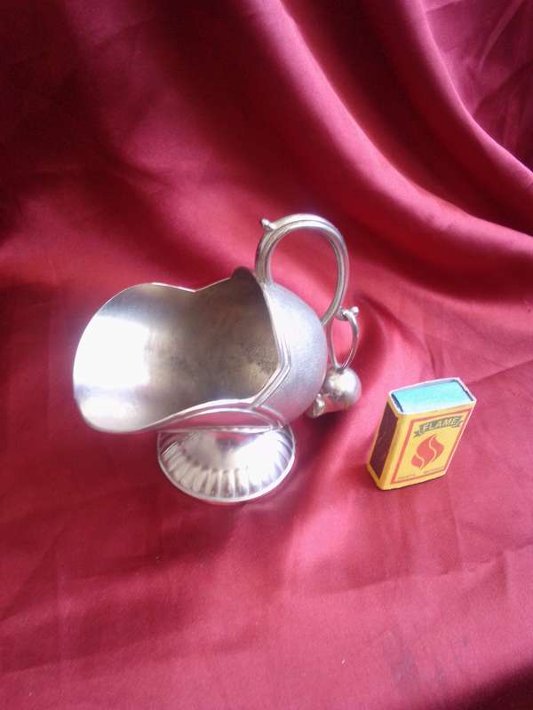 Vintage Plated Sugar Basin With Original Scoop