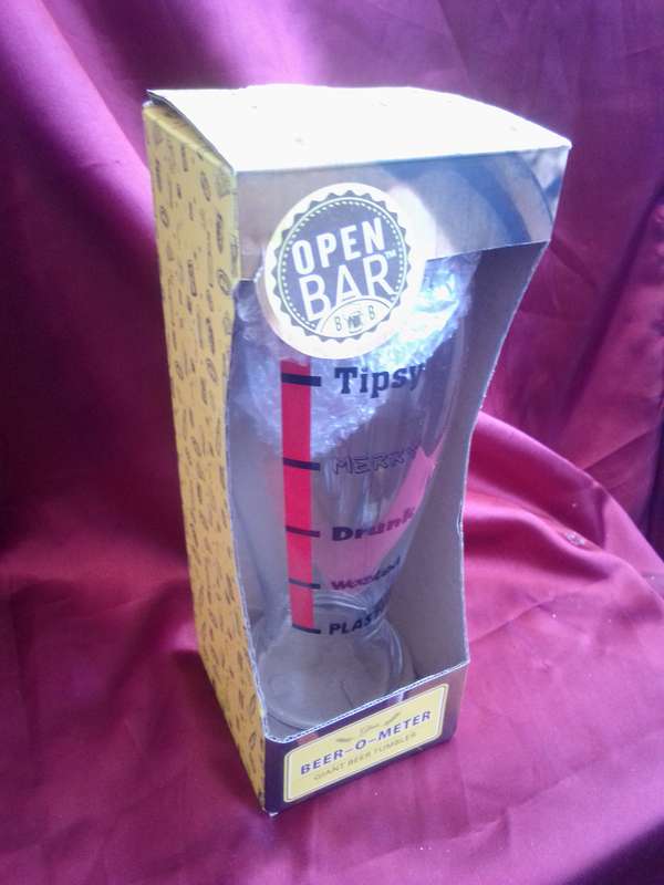 1.5lt Beer O Meter Giant Beer Tumbler In Original Packaging