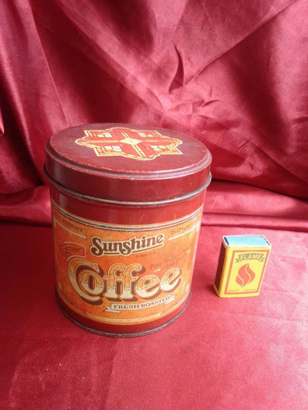 Retro Sunshine Coffee Tin