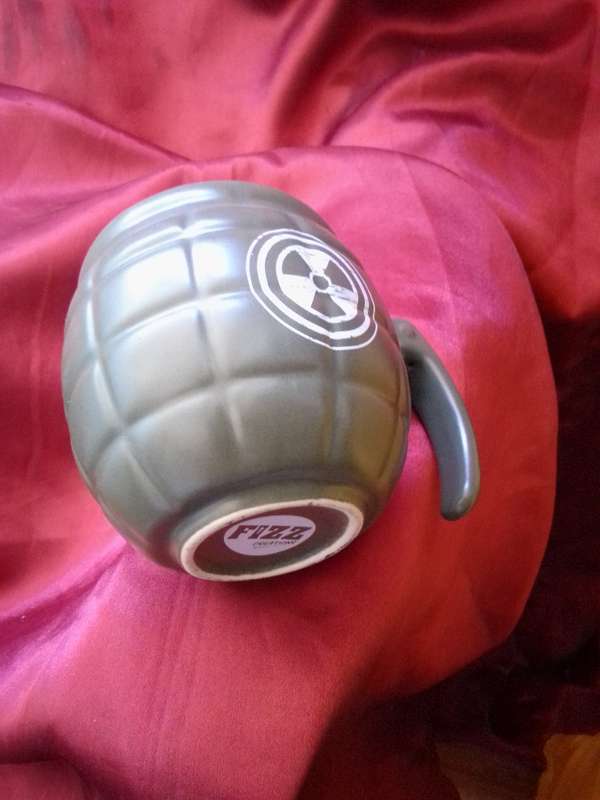 FIZZ Creations Ceramic Hand grenade Mug