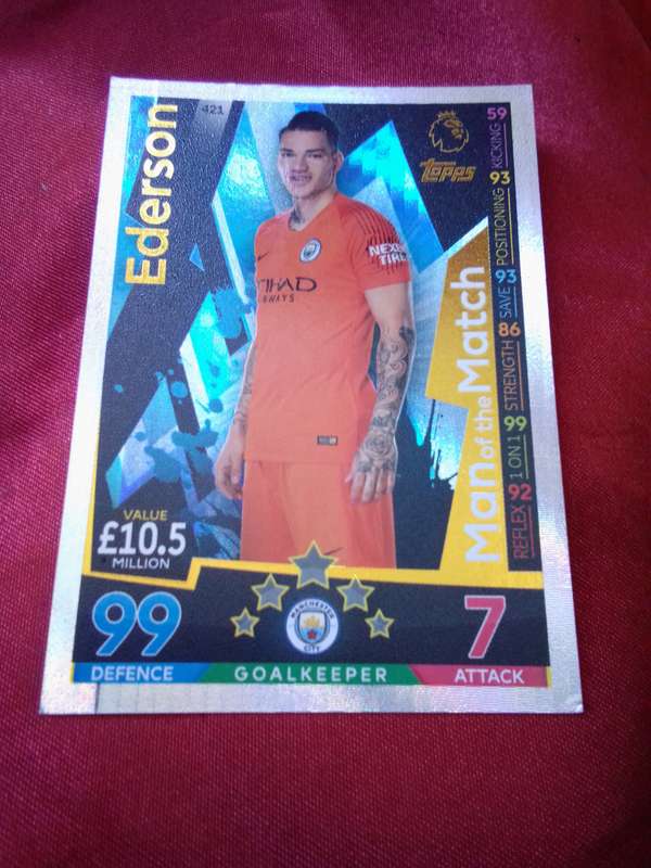 Topps Match Attax Premier League Silver Foil #421 Trading Card